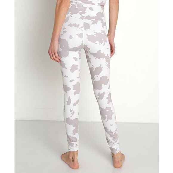 Beach Riot Piper Leggings Womens‎ Medium Taupe Cow High Rise Active Athletic - Picture 3 of 12